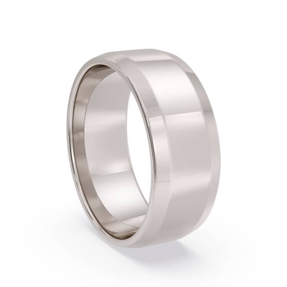 DHBBE7 Ehering mit abgeschrägter Kante – 7 mm Breite, 1,4 mm Tiefe