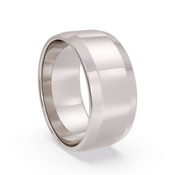 DHBBE8 Ehering mit abgeschrägter Kante – 8 mm Breite, 1,4 mm Tiefe
