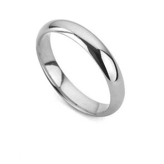 DHD04 D-förmiger Ehering – Leichtgewicht, 4 mm breit
