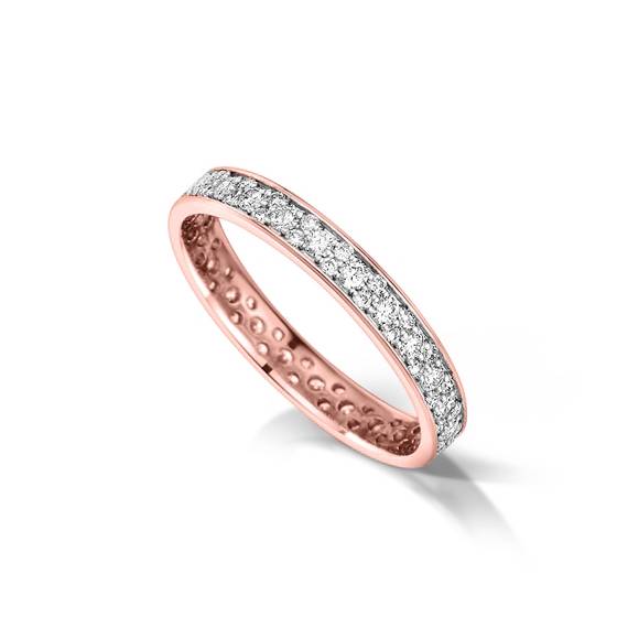 0,60 ct VS/F-G Runder Naturdiamant-Ehering