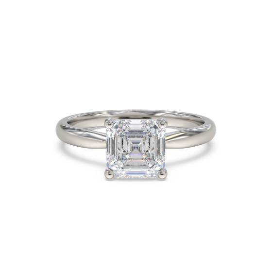Asscher-Diamant-Verlobungsring