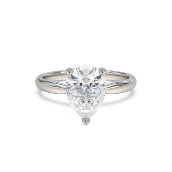 Birnenförmiger Diamant-Verlobungsring