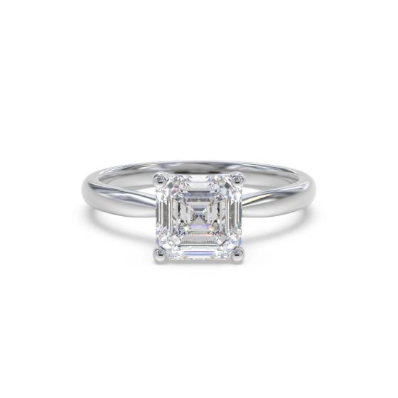Asscher-Diamant-Verlobungsring