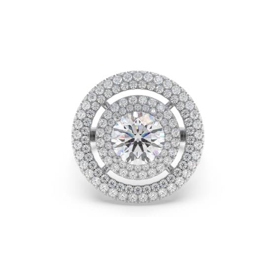 Runder Diamant-Designerring