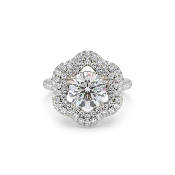 Runder Diamant-Designerring