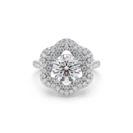 Runder Diamant-Designerring