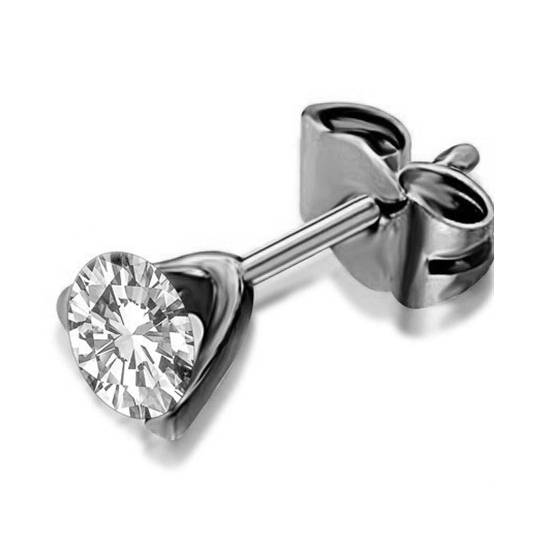 Herren-Diamant-Ohrstecker