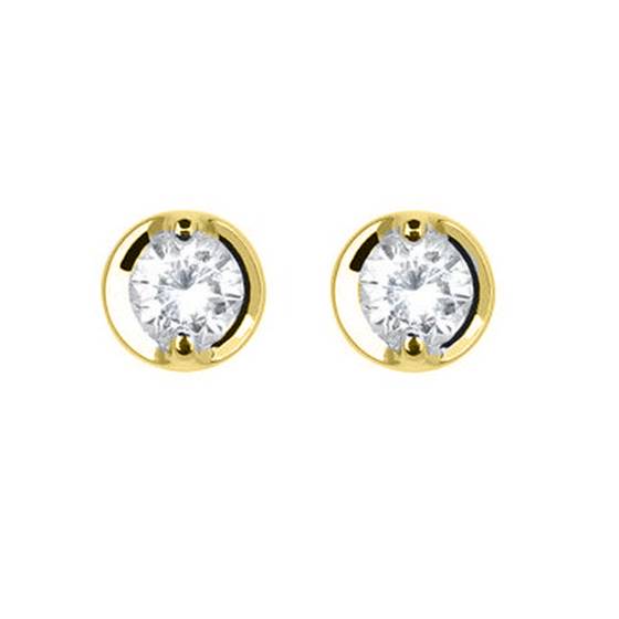 Classic Round Diamond Earrings