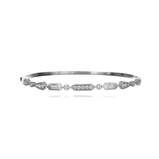 Armreif im Art-Deco-Stil mit 0,70 ct Diamanten