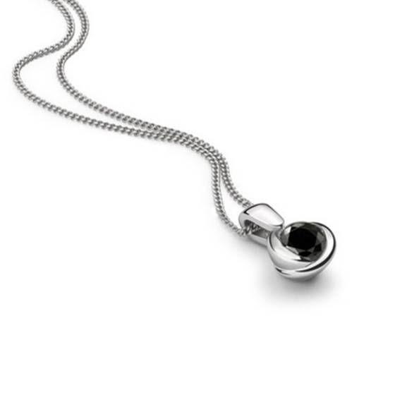 Anhänger mit schwarzem Diamanten