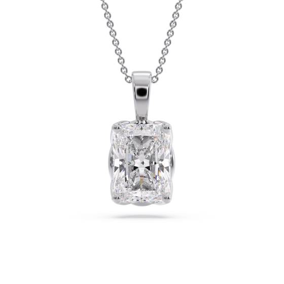 Strahlender Diamant-Solitär-Anhänger