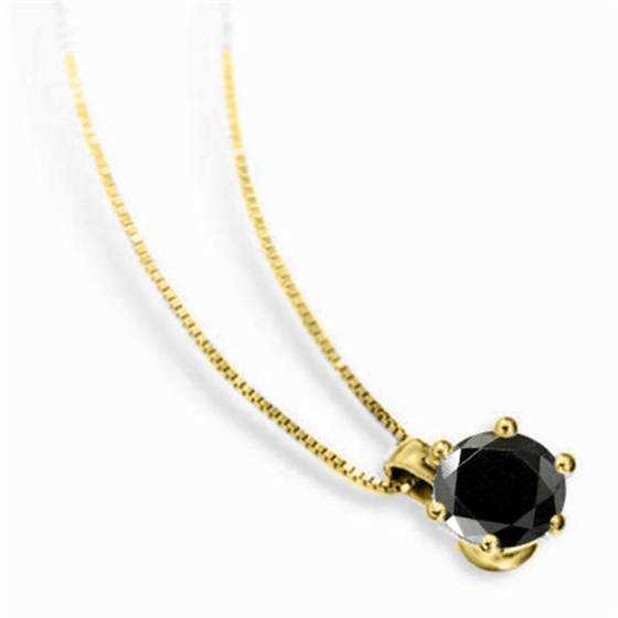 Anhänger mit schwarzem Diamanten