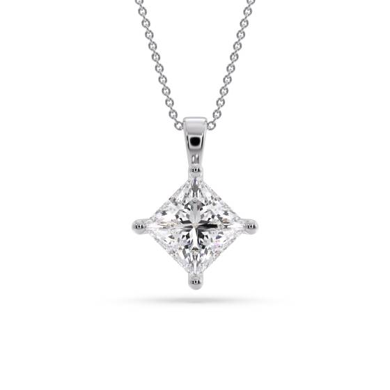 Lucida Princess Diamant-Solitär-Anhänger