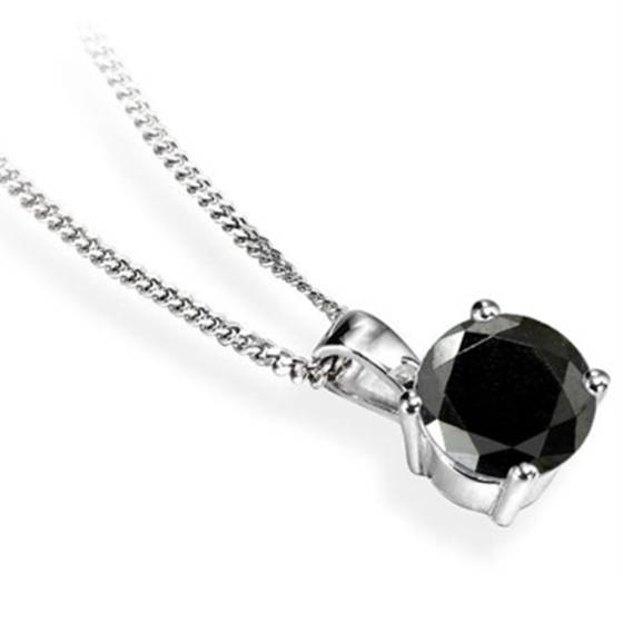 Anhänger mit schwarzem Diamanten