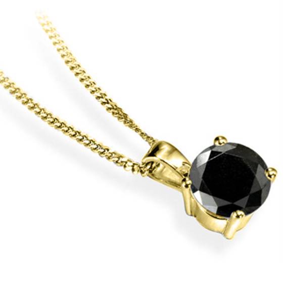 Anhänger mit schwarzem Diamanten