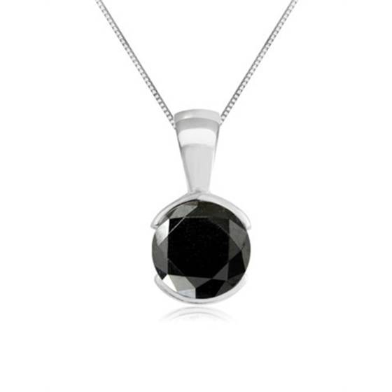 Anhänger mit schwarzem Diamanten