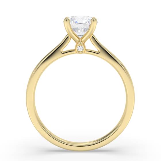 Eleganter Verlobungsring mit rundem Diamanten