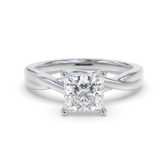 Moderner Infinity Princess Diamant-Verlobungsring