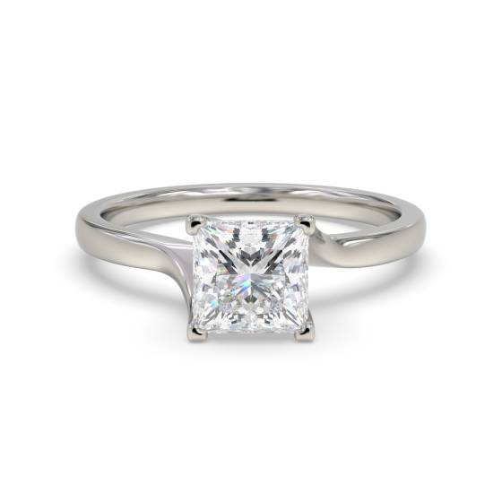 Verlobungsring mit Prinzessinnendiamant