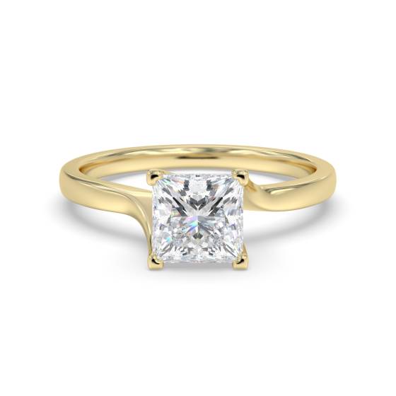 Verlobungsring mit Prinzessinnendiamant