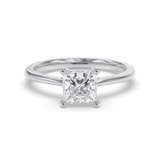 Verlobungsring mit Prinzessinnendiamant