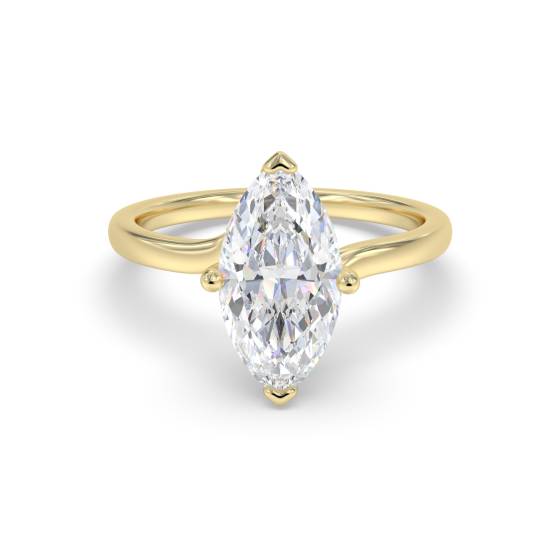 Verlobungsring mit Marquise-Diamanten