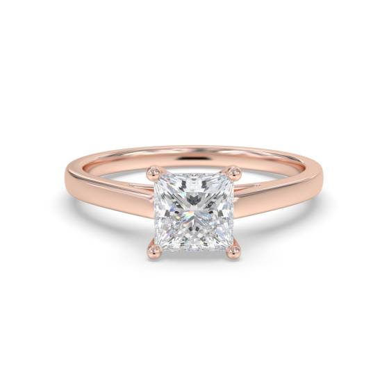 Verlobungsring mit Prinzessinnendiamant
