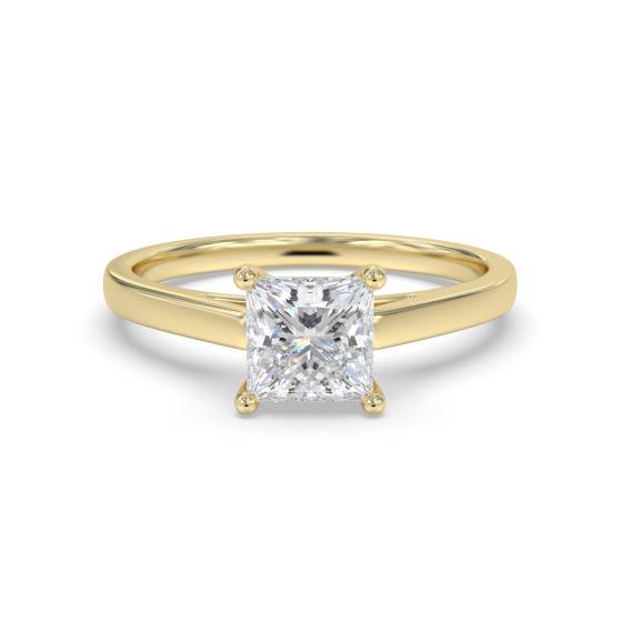 Verlobungsring mit Prinzessinnendiamant