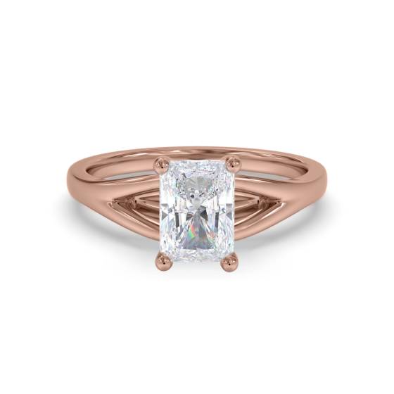 Strahlender Diamant-Verlobungsring