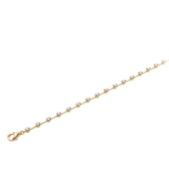 Armband mit rundem Schliff