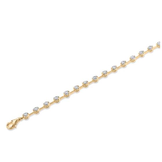 Armband mit rundem Schliff