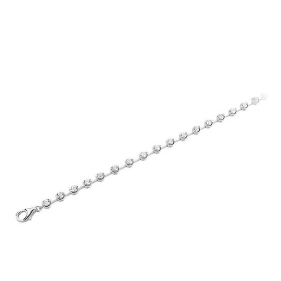Armband mit rundem Schliff