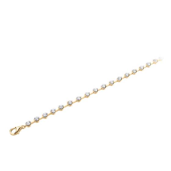 Armband mit rundem Schliff
