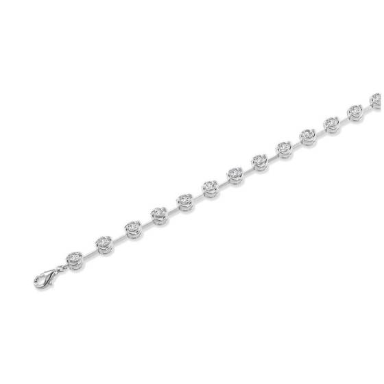 Armband mit rundem Schliff