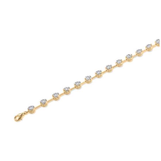 Armband mit rundem Schliff