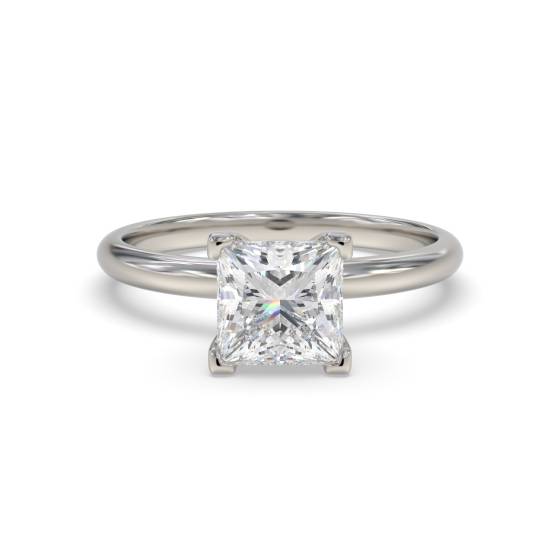 Verlobungsring mit Prinzessinnendiamant