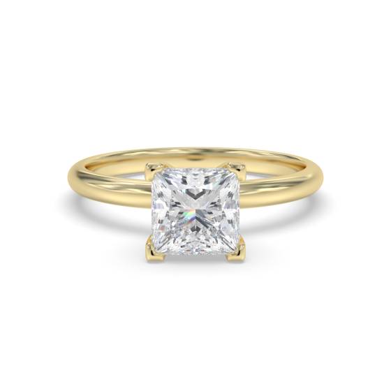 Verlobungsring mit Prinzessinnendiamant