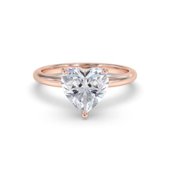 Herzförmiger Diamant-Verlobungsring