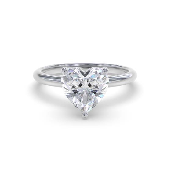 Herzförmiger Diamant-Verlobungsring