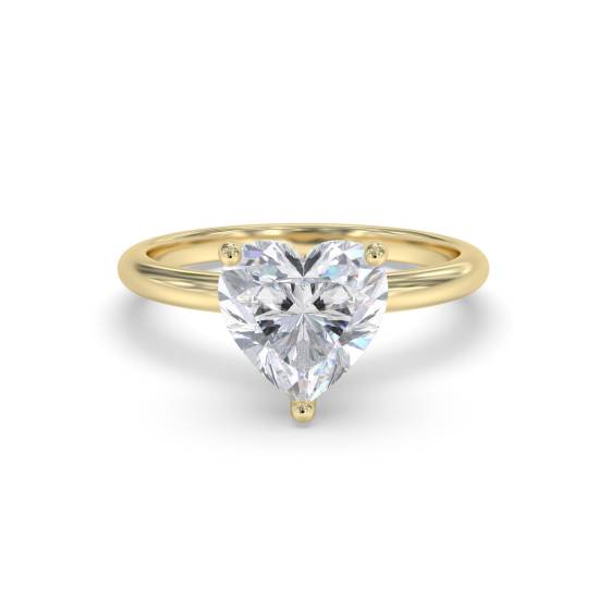 Herzförmiger Diamant-Verlobungsring