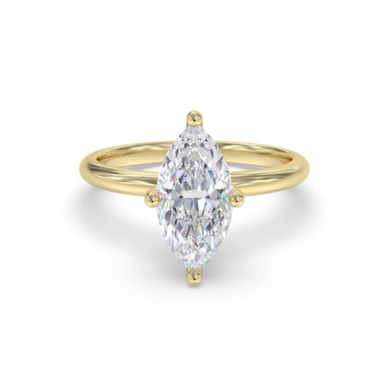 Verlobungsring mit Marquise-Diamanten