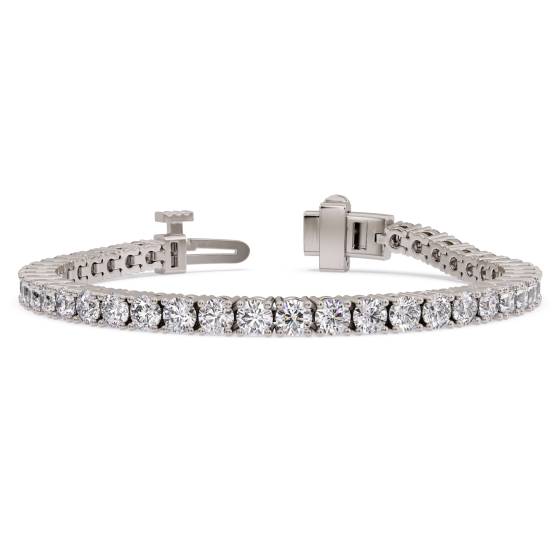 Armband mit rundem, im Labor gezüchtetem Diamanten