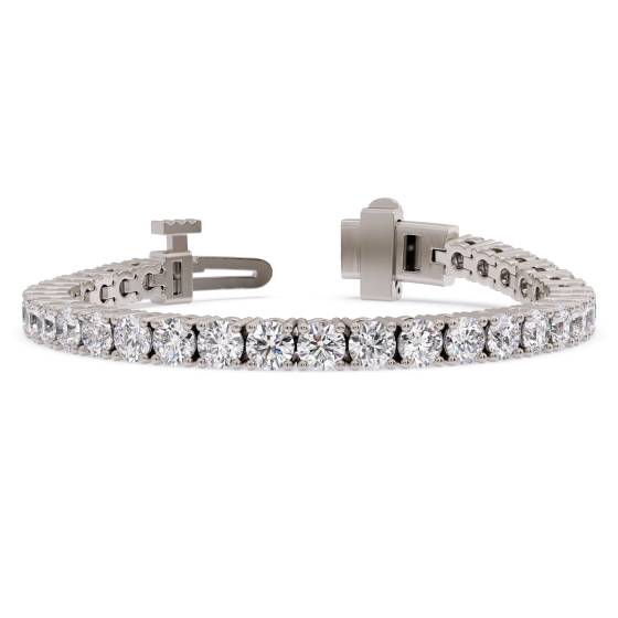 Armband mit rundem, im Labor gezüchtetem Diamanten