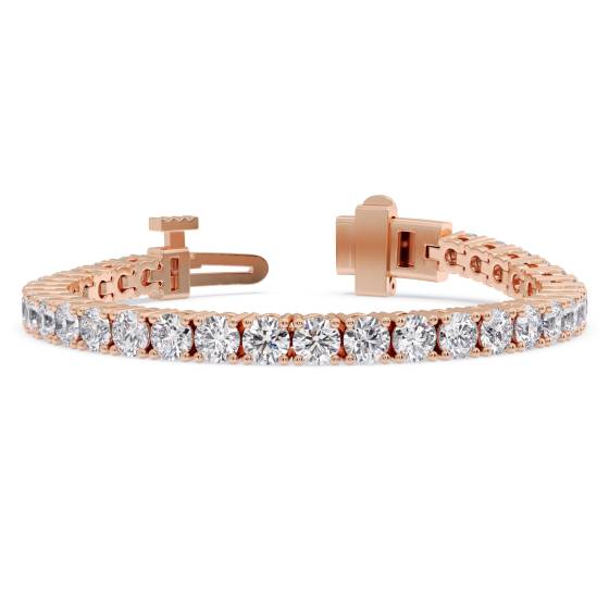 Armband mit rundem, im Labor gezüchtetem Diamanten