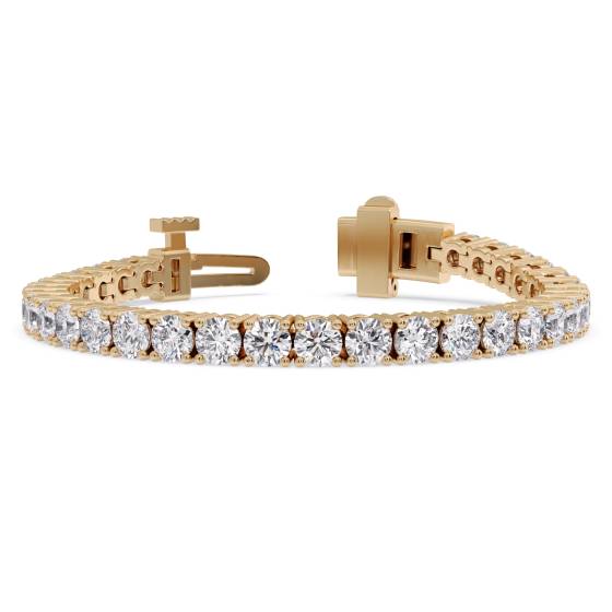 Armband mit rundem, im Labor gezüchtetem Diamanten