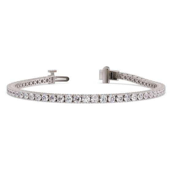 Armband mit rundem, im Labor gezüchtetem Diamanten