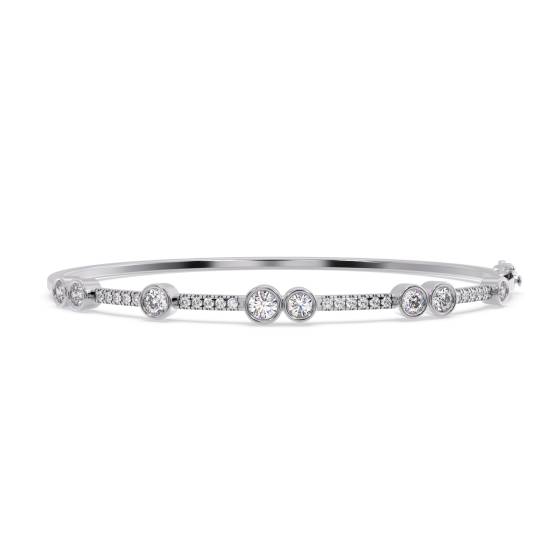Elegantes Armband mit runden Diamanten