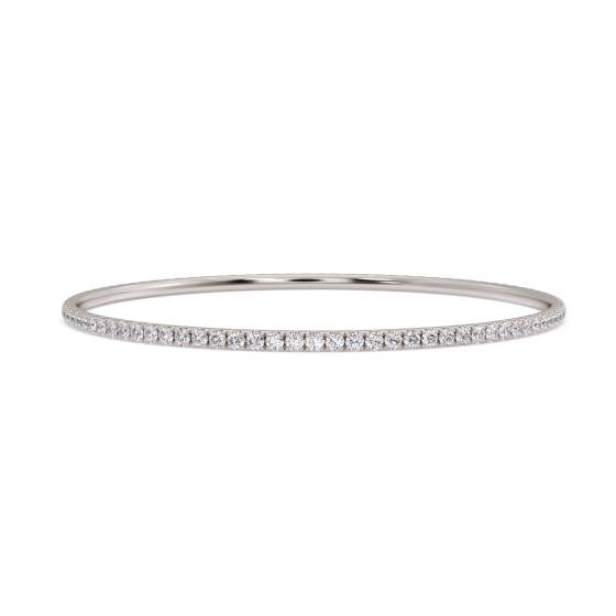 Elegantes Armband mit runden Diamanten (1,60 ct)