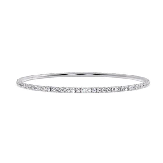 Elegantes Armband mit runden Diamanten (1,60 ct)