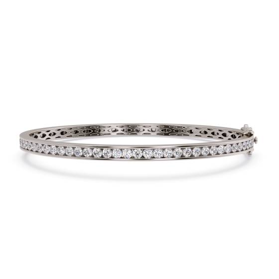 Elegantes Armband mit 3,00 ct runden Diamanten